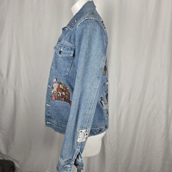 Disney NEVERLAND Collector's Denim Jean Jacket Sz S - Picture 8 of 15